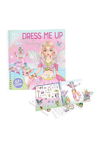 Top Model Βιβλίο με αυτοκόλλητα φαντασίας ντυσίματος