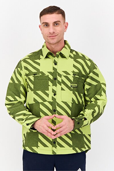 adidas Men Regular Fit Long Sleeve Printed Casual Shirt, Multicolor