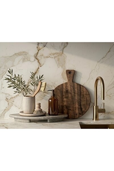 İDAY HOME Pinterset Sunum Tabağı, Mermer Sunumluk, Peynir Tabağı, Kahve Tepsi...