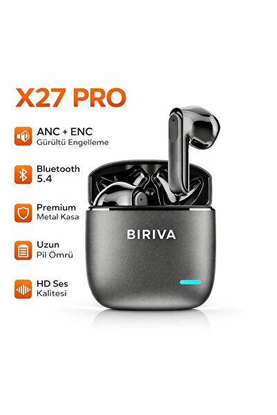 BİRİVA X27 Pro Anc+Enc Kablosuz Bluetooth Kulaklık