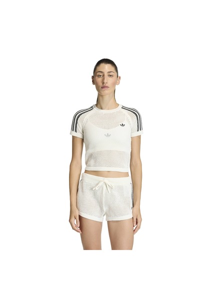 adidas Crochet Tee Kadın T-shirt KE0200