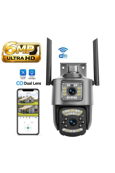 OEM Camera de supraveghere V380 PRO,Conectivitate Wifi, 2 Lentile, PTZ Rotati...