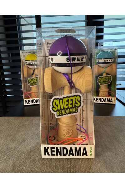 OEM Kendama Sweets Mov – Cupe Mari + Ață Cadou