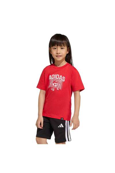 adidas Lk Φούτμπολ Τ Ουνισέξ Παιδικό Αθλητικό Μπλουζάκι KA2963