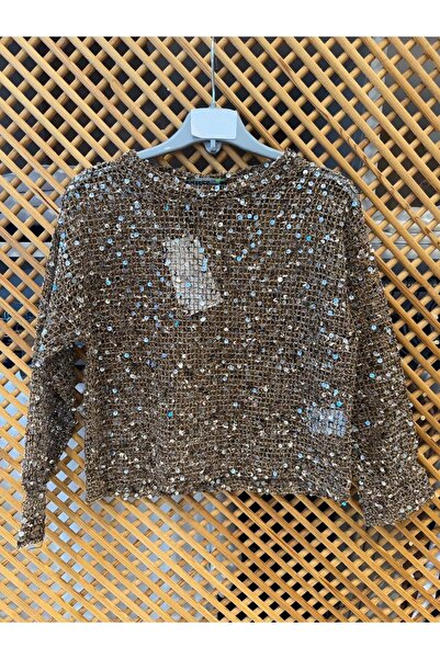 PD KIDS 4972 ÇOCUK PAYETLİ FİLE BLUZ