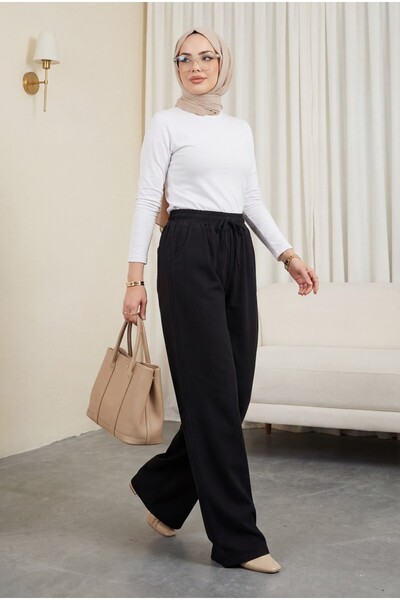 HİJABAYA Φαρδύ τζιν με ελαστική μέση και τσέπες