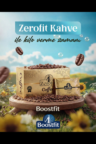 Zerofit kahve kolajen& lcarnitine ekstratlı 30lu şaşe