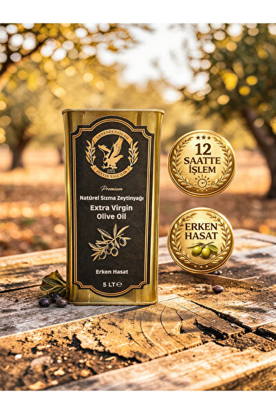 GEVENES YAYLASI ZEYTINCILIK ERKEN HASAT NATURAL SIZMA ZEYTINYAĞI 5 LT