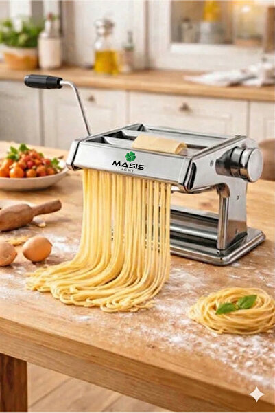 Masis Home Erişte, Makarna, Spagetti, Hamur, Mantı Açma Makinesi Şekillendirici