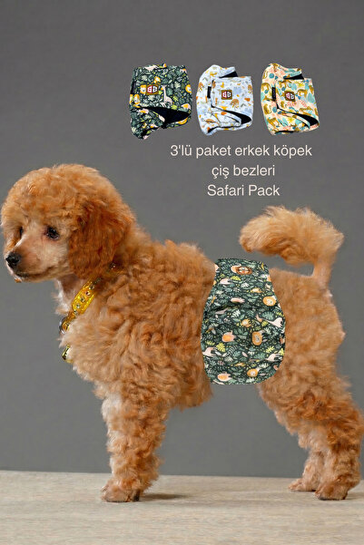 salya store Safari Erkek Köpek Çiş Bezleri -Erkek Köpek Külot 3'lü Avantajlı ...