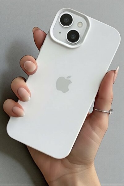 ProNorth Iphone 15 Uyumlu Kılıf Logolu Lansman Soft Yumuşak Içi Kadife Siliko...