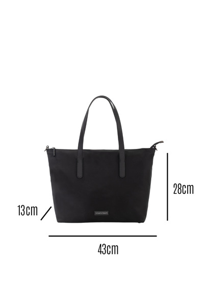 TIFFANY&TOMATO 106 Mavi Kadın Omuz Çantası Fermuarlı Çapraz Askılı Suni Deri Tote & Omuz Çantası