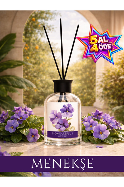 homeartplus Menekşe Oda kokusu bambu esansiyel uçucu yağ 50 ml