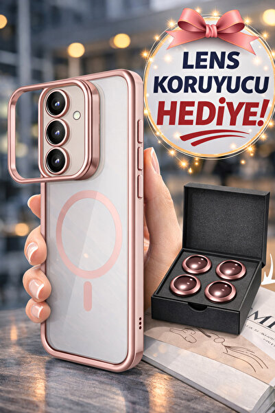 Ceponya غطاء حماية لهاتف جالاكسي A56 من إيترو مع حامل ماجسيف وحماية لعدسة الك...