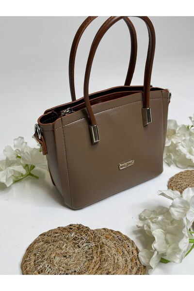 LOVELYSTORE Geantă de mână mini cu trei compartimente Nas pentru femei