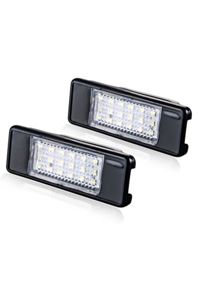 Xenon Bright Set de 2 becuri LED pentru numere de mașină Peugeot 407, 406, 30...