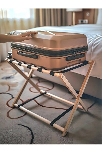 Genel Markalar Ahşap Valizlik, Valiz Sehpası, Bavulluk, Bavul Açma Sehpası, V...