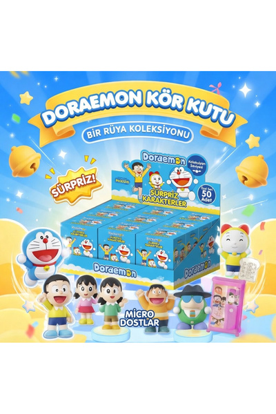 Natavanbutık Doraemon Mikro Figür Serisi – Sevimli Mini Figür – Kutu Oyuncak ...