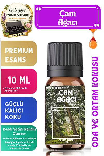 Aroma Terapi Lab Çam Ormanları - Esansiyel Koku Yağı - Oda Ve Ortam Kokusu - ...