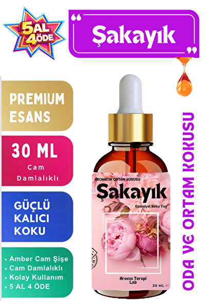 Aroma Terapi Lab ŞAKAYIK GÜLÜ - Esansiyel Koku Yağı - Oda ve Ortam Kokusu - A...