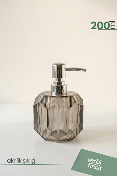 Varbifırsat Acrylic Hexagonal Liquid Soap Dispenser 200 ml |   Modern Decorat...