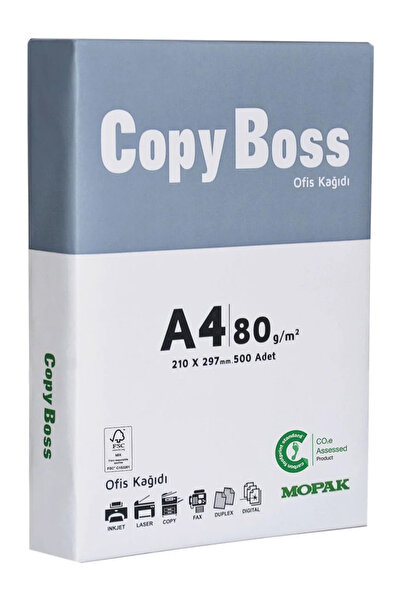 Mopak Copy Boss A4 80 g/m² 500 Adet Fotokopi Kağıdı