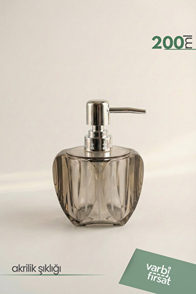 Varbifırsat Acrylic Wavy Liquid Soap Dispenser 200 ml |   Modern Decorative D...