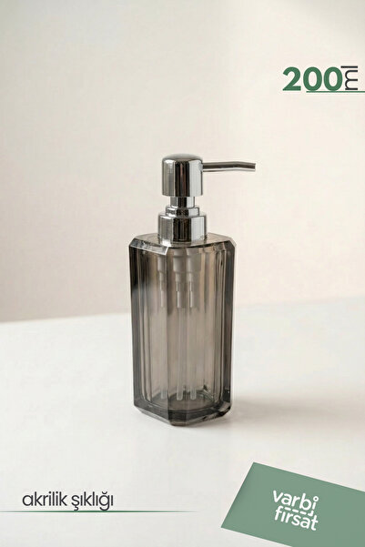 Varbifırsat Acrylic Square Liquid Soap Dispensers 200 ml |   Modern Decorativ...