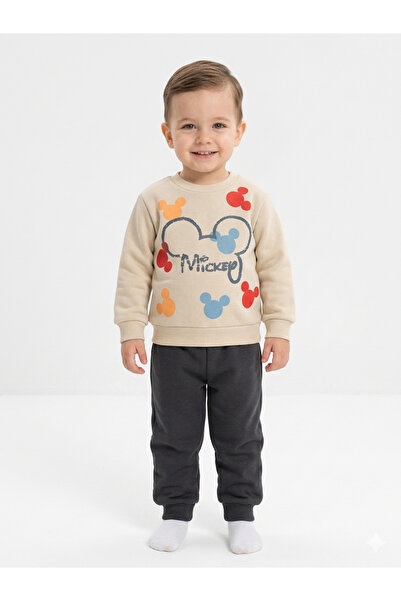 esmababykids Polar Suit Bottom Top Suit 3 Thread Winter Thick Suit