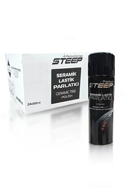 STEEP Seramik Lastik & Tampon Parlatıcı Sprey 24 Adet 500ml