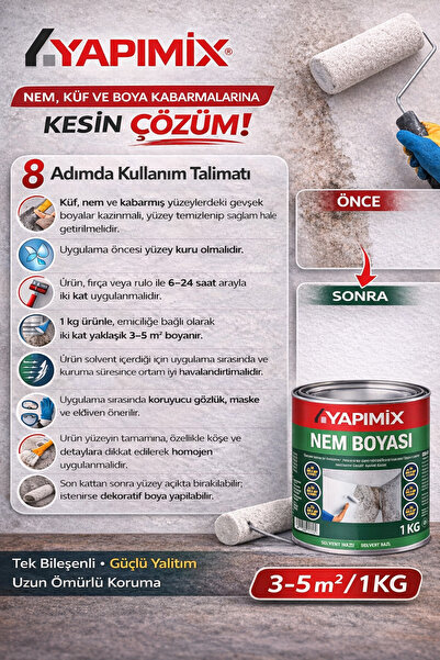 YAPIMİX Nem Ve Küf Boyası