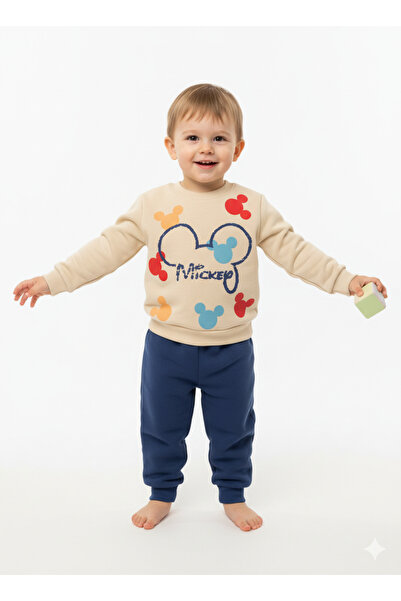 esmababykids Polar Suit Bottom Top Suit 3 Thread Winter Thick Suit