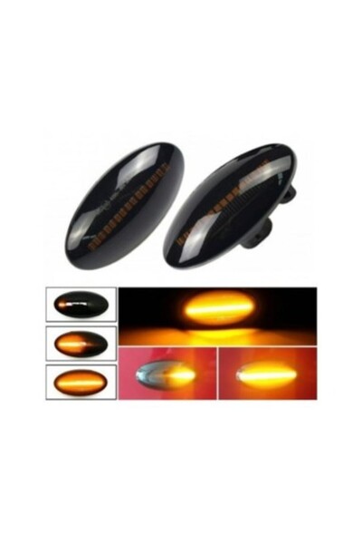 Fiat Set de 2 semnalizatoare LED dinamice secvențiale pentru aripi Fiat Sedici