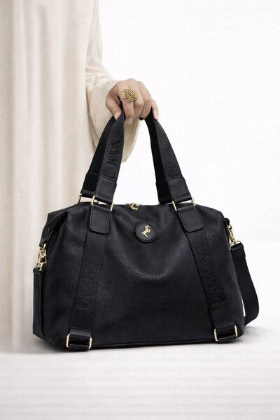 ÇANTAM GELSİN Miami Polo Women's Loose Soft Large Size Hand and Shoulder Bag ...