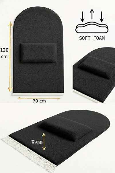 Carpetella Covoraș de rugăciune ortopedic cu burete de 7 cm, care nu dă durer...