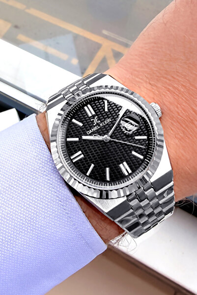 Daniel Klein Orijinal Erkek Kol Saati 3 Atm Su Geçirmez Gümüş Renk Çelik Kord...