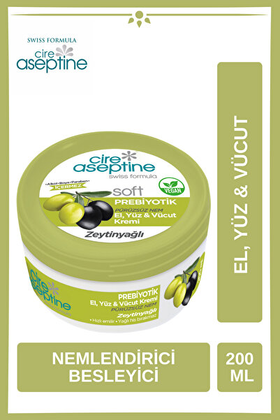 CIRE ASEPTINE Soft Zeytinyağlı Nemlendirici Bakım Kremi 200 ml