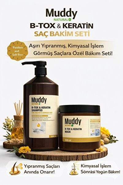 Muddy B-tox &keratın Shampoo And Mask