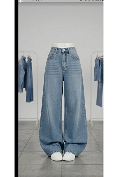 FİDAN FASHİON Fdn trend baggy jean pantolon