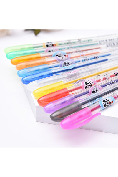 Mercaton Set 36 pixuri gel parfumate cu sclipici, grosime de scriere 1 mm, mu...