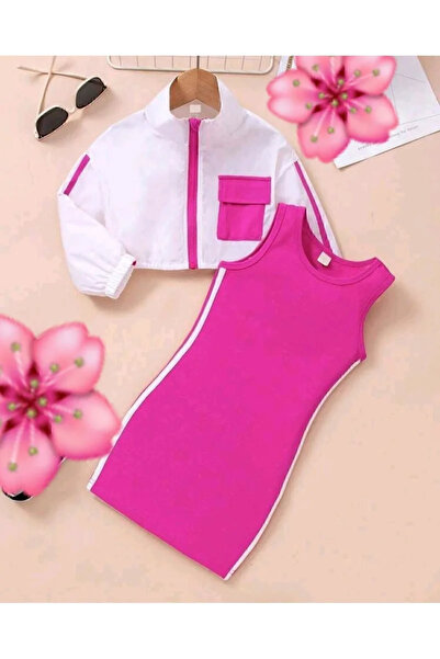 Genel Markalar Harika Kaskorse kız cocuk spor elbise ve ceket takım