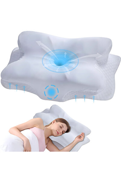 Linomag Ορθοπεδικό μαξιλάρι ύπνου αυχένα, Linomag®, αφρός μνήμης, υποστήριξη ...