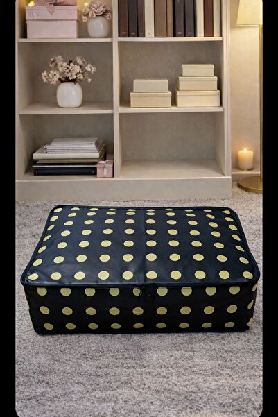 Quickshopp Büyük Boy Saklama Kutusu 69x51x19 Cm Yatak Altı Çarşaf Nevresim Gi...