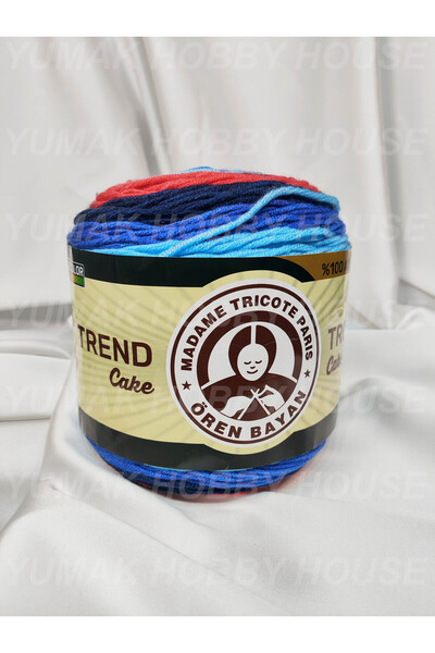 Ören Bayan TREND CAKE Ebruli El Örgü İpi (1 Adet) 200gr. - Renk: 622