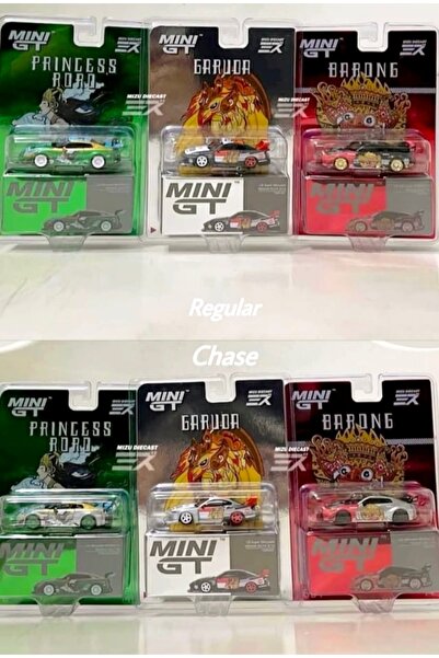mini gt MiniGT blister 6'lı SET - Garuda-Barong-Princess Roro 3 Chase 3 Regul...