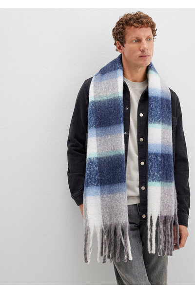 Mavi Eșarfă în carouri 0912014-22189