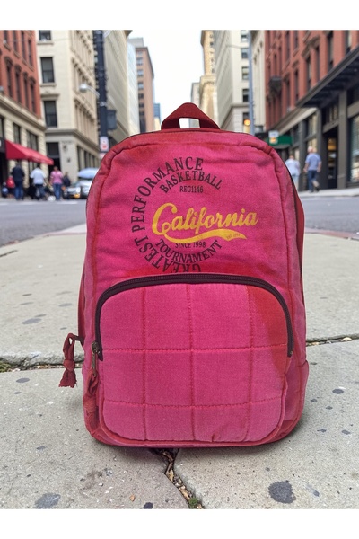 Old Cotton Quality Mini Vintage Casual Design Daily Backpack Travel Bag 19 cm...