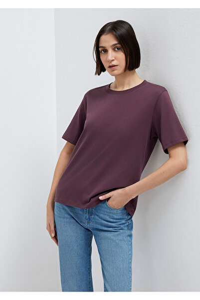 Mavi Tricou Biskilet Gâtul Ovale Mor basic Regular Fit / Normal croială 16009...