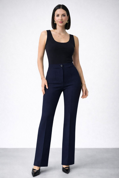 trendalisse Calitate premium ultra flexibilă talie înaltă material elastic bl...