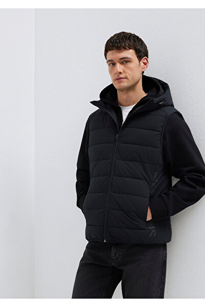 Mavi سترة سوداء مفصلة قابلة للنفخ - تناسب الباب